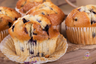 BEST Organic Blueberry Muffins