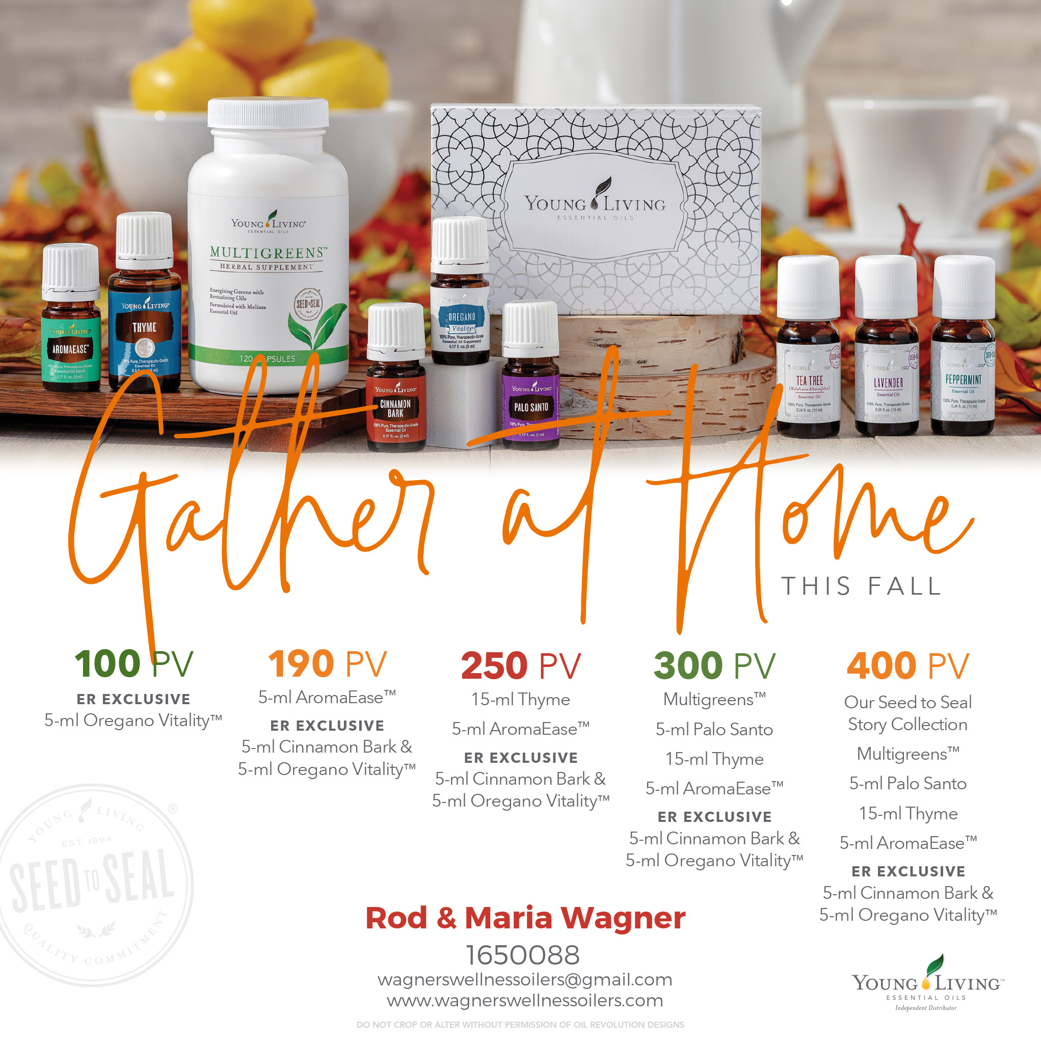 Young Living Essential Oils October 2018 Promo PV